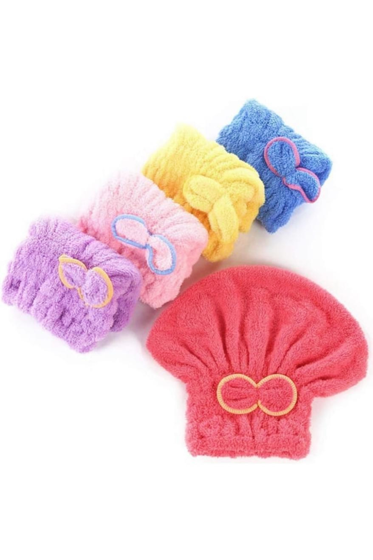 MissClean ( 1 ADET ) Mikrofiber Saç Havlusu, Saç Bonesi, Banyo Deniz Ve Havuz Sonrası - Görsel 2