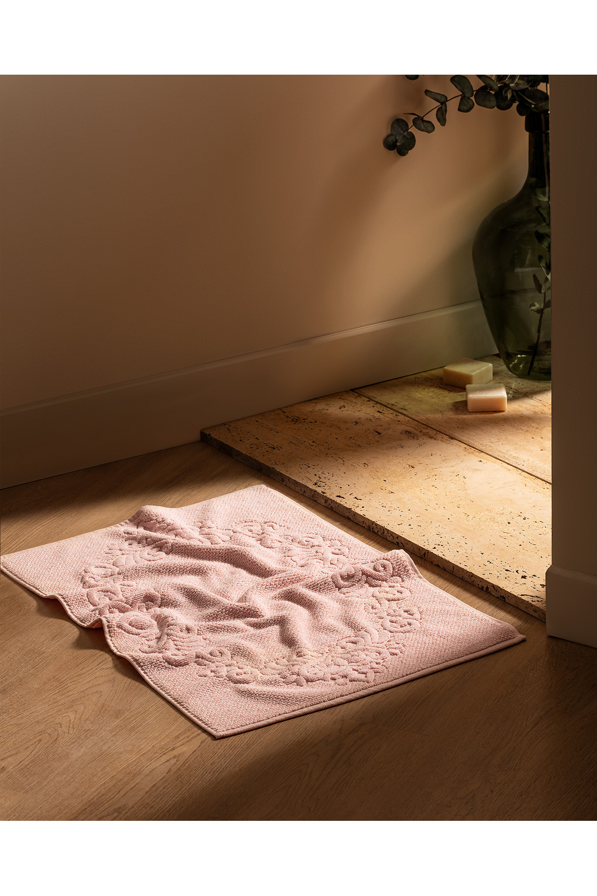 Madame Coco Norice Ayak Havlusu - Pudra - 50x70 cm - Görsel 2