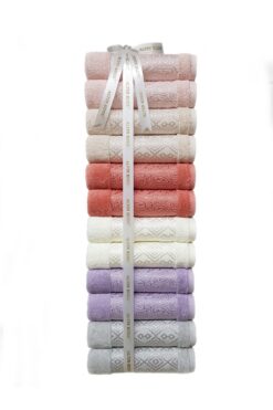 Özdilek Dory Yüz Havlusu 12 Adet-6 Renk- 50x80 Cm