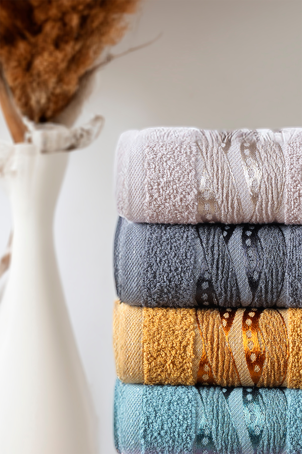 Comfort Home Boho 6'lı %100 Pamuk El, Yüz ve Mutfak Havlusu Seti - 30x50 cm - Görsel 2