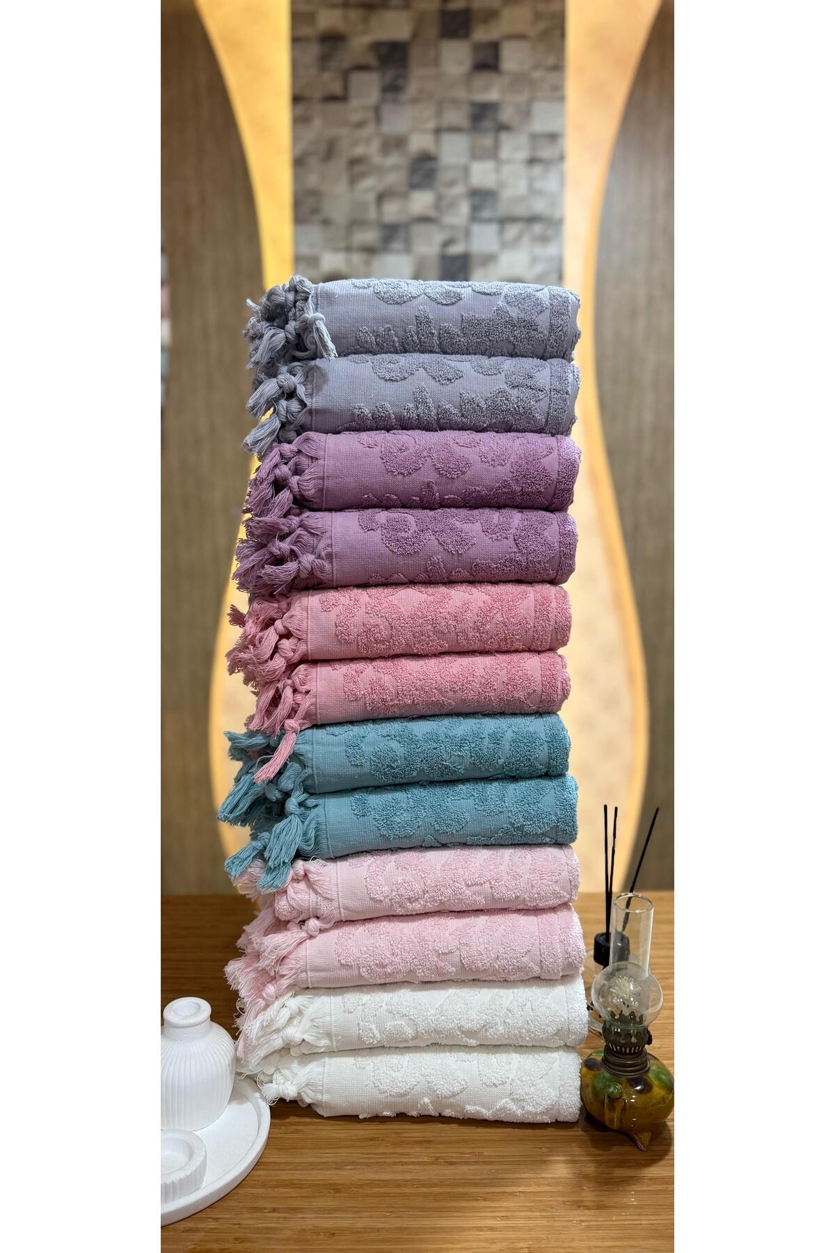 Bersay Saçaklı El Havlusu 6 Adet