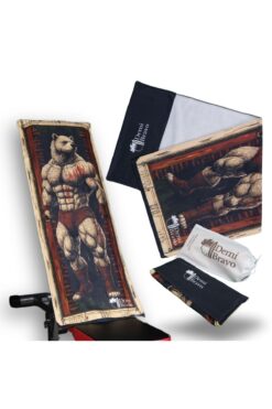 DEMİ BRAVO Özel Tasarım Cepli Pamuk Spor Havlusu - Smash