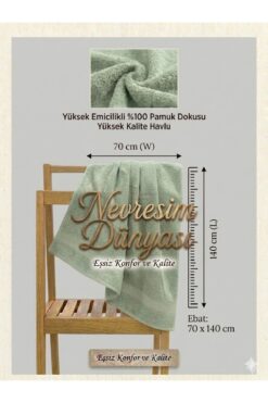 Nevresim Dünyası Prime Havlu 70x140 Su Yeşili