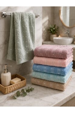Violacasa Sepya 6 Adet 50*90 Pamuklu Asorti El Yüz Havlu | Çeyizlik Havlu |