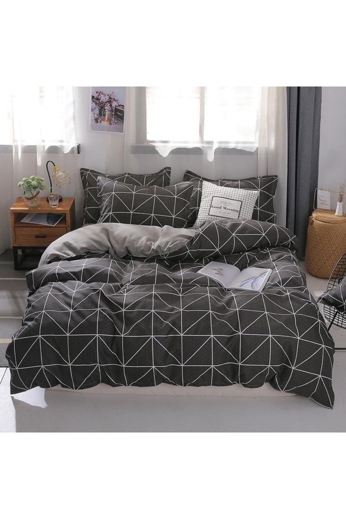 Mulberry Battal Boy Çift Taraflı Nevresim Takımı