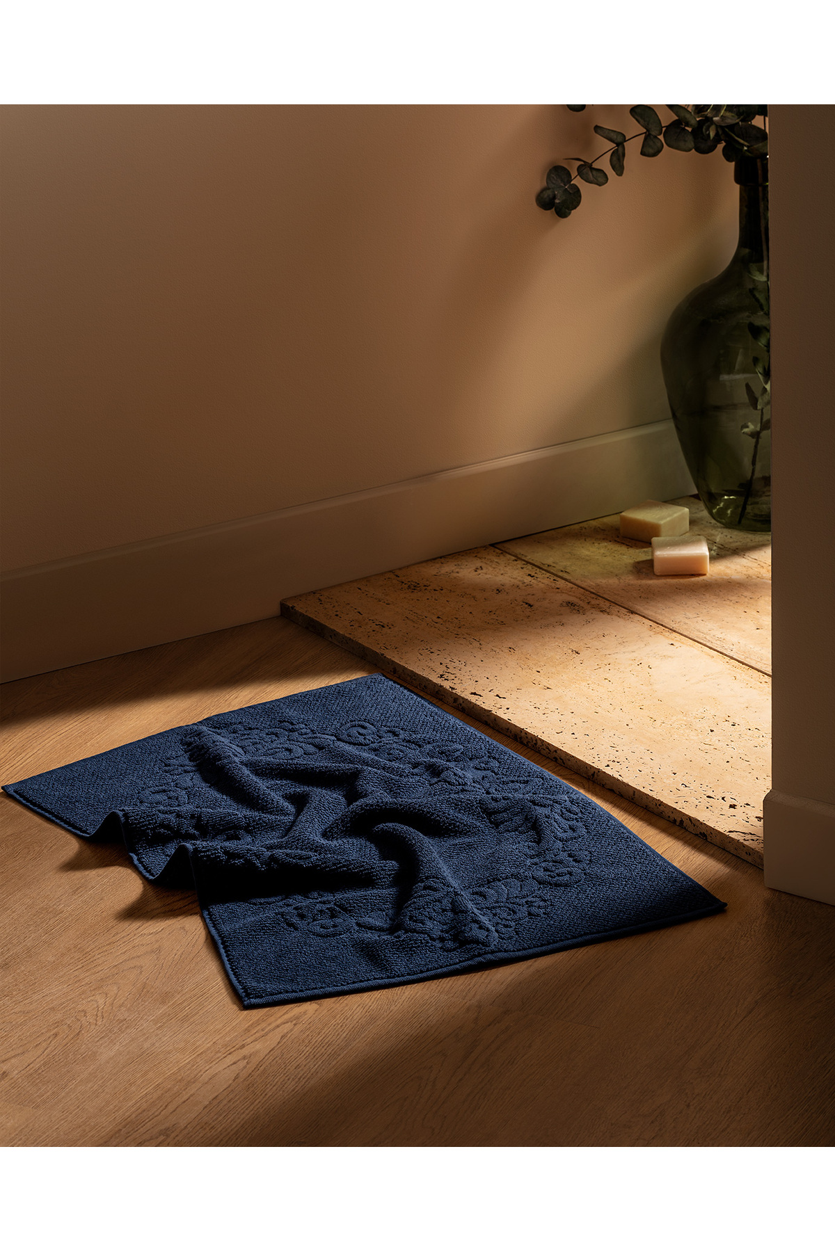 Madame Coco Norice Ayak Havlusu - Lacivert - 50x70 cm - Görsel 2