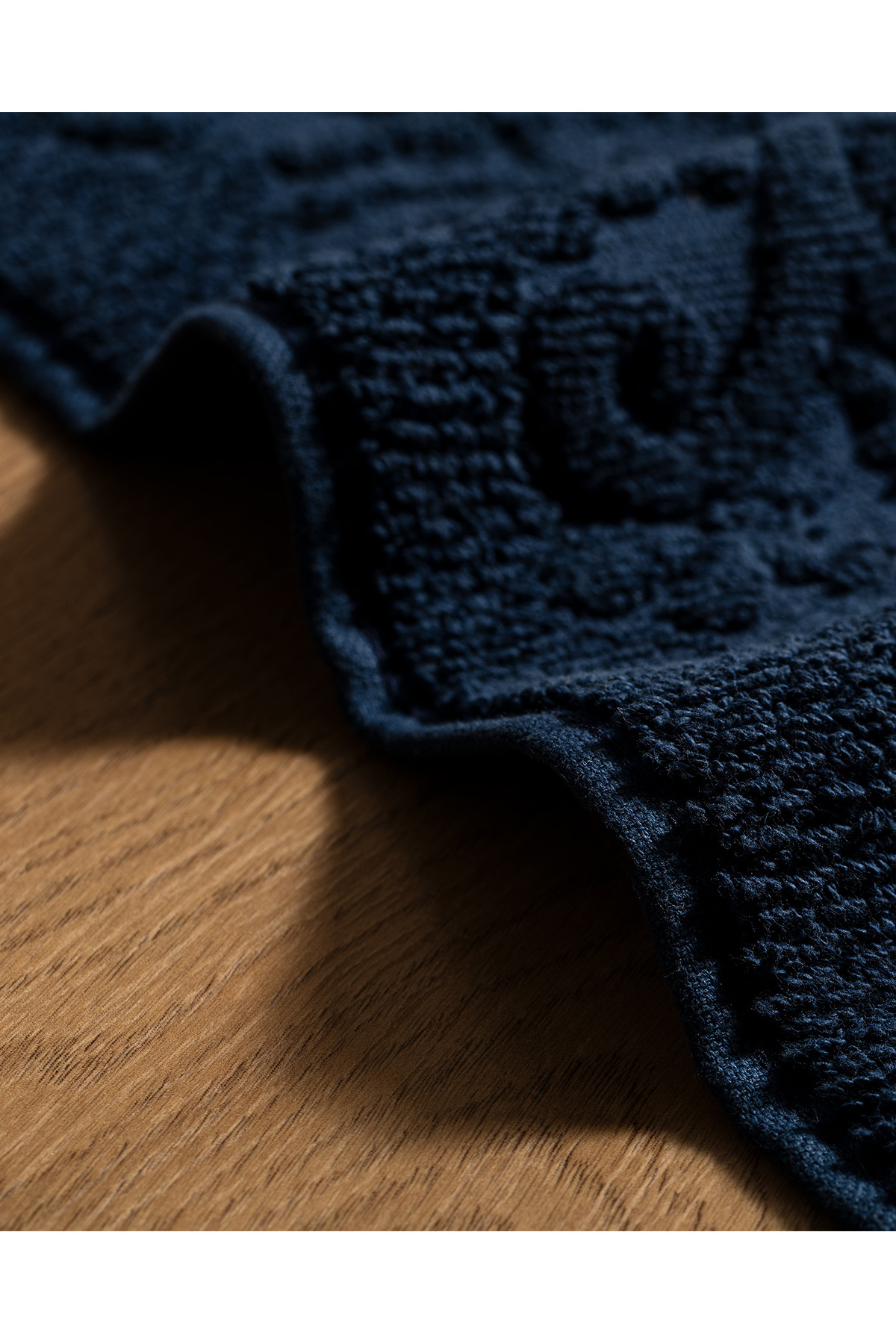 Madame Coco Norice Ayak Havlusu - Lacivert - 50x70 cm - Görsel 3