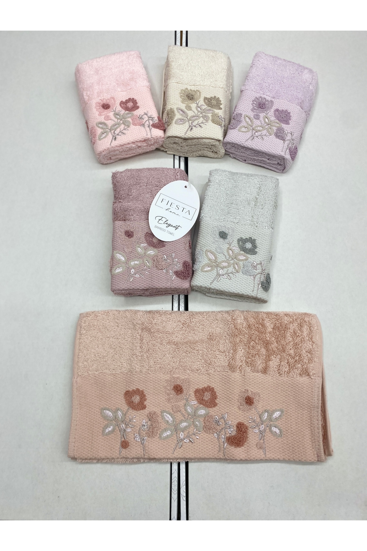 Fiesta Tekstil 30x50 Alice Süzene Bambu 6‘lı Mutfak Havlusu