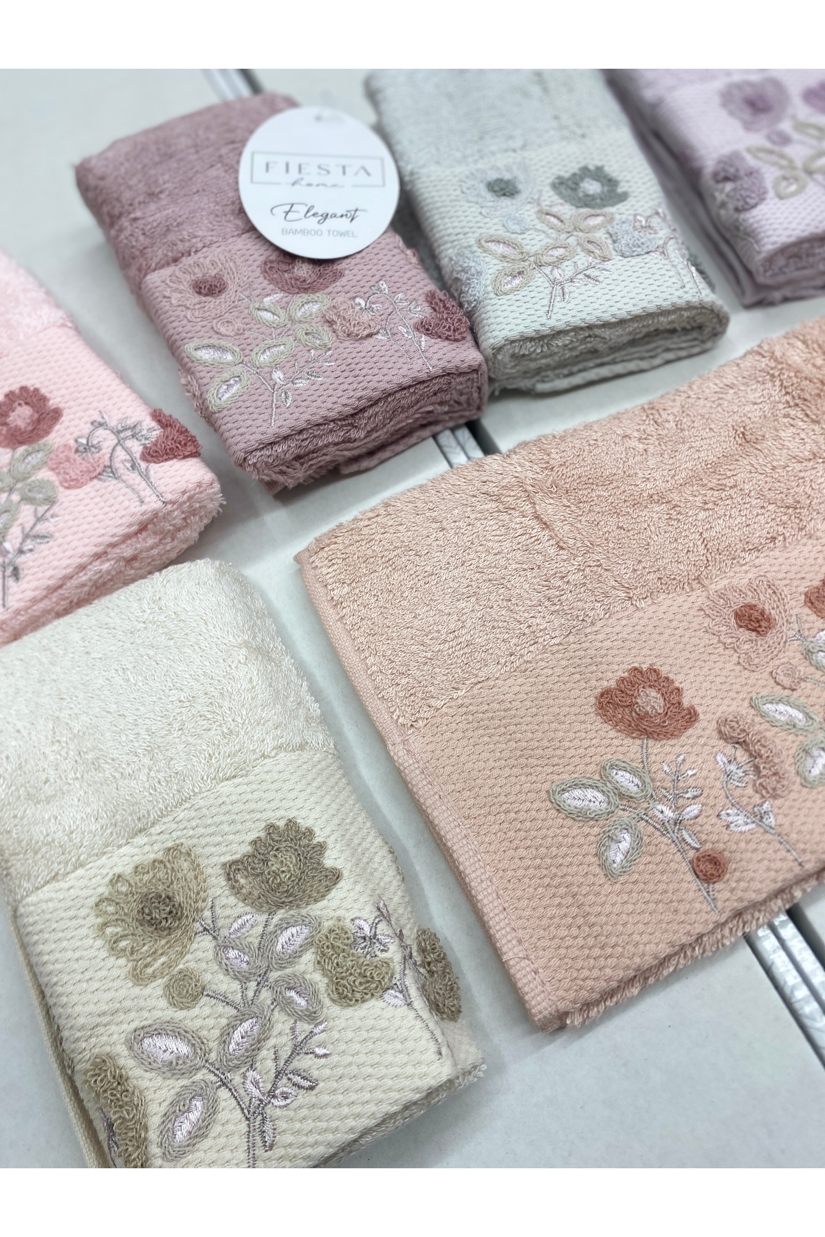 Fiesta Tekstil 30x50 Alice Süzene Bambu 6‘lı Mutfak Havlusu - Görsel 3