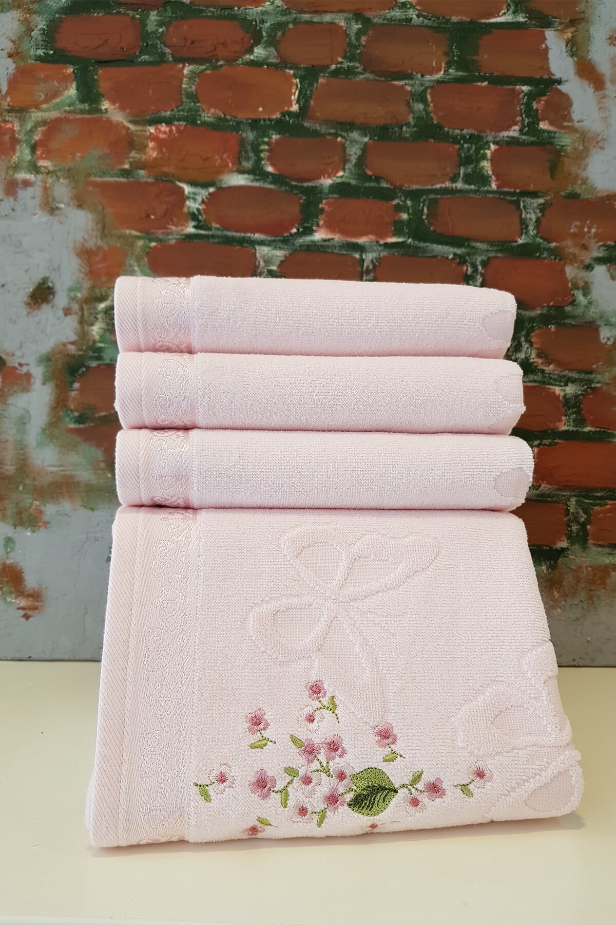 Özdilek Jasmin 4'lü Havlu Pembe