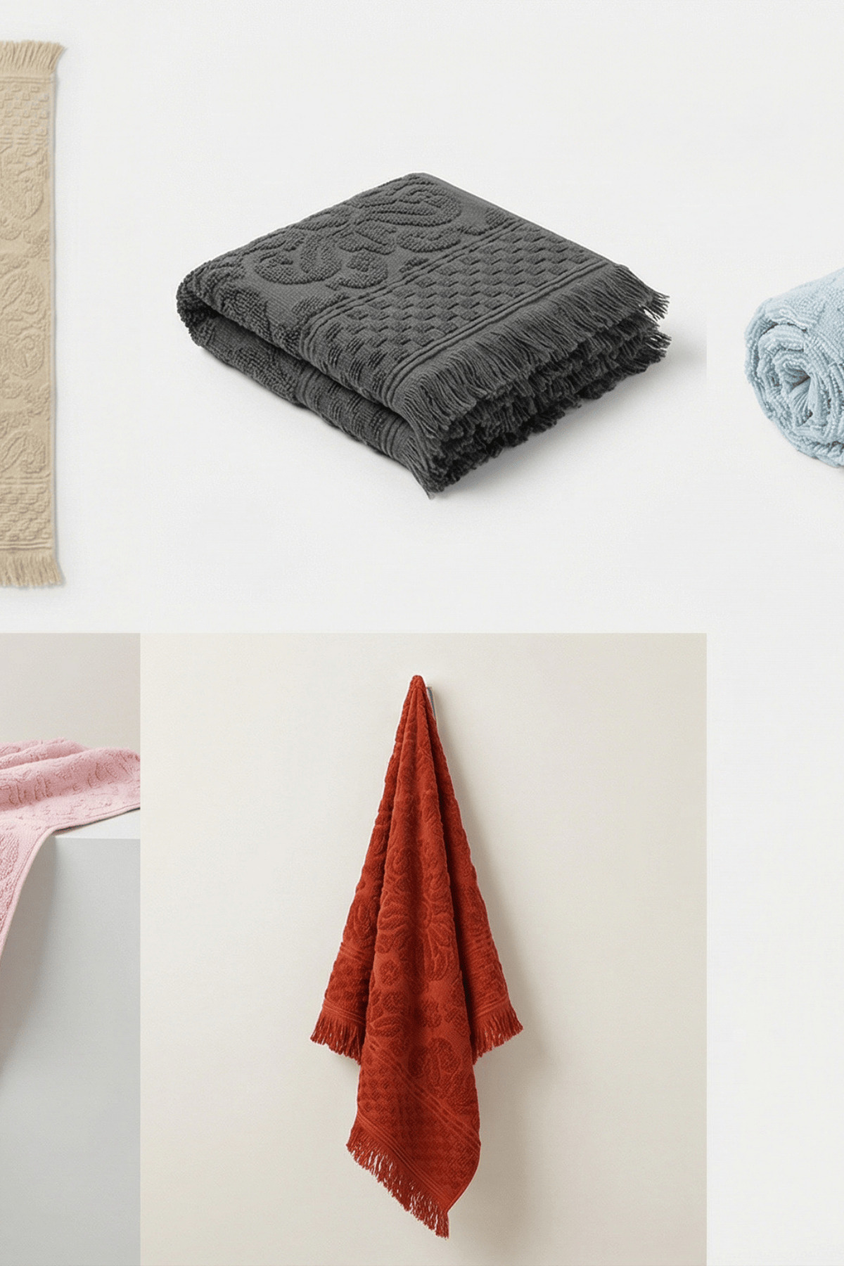 Anılsan 12'li Agora El Havlusu - 50x80 Cm, 170 Gr, %100 Pamuk, Spa Ve Otel Havlusu - Görsel 3