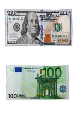 move home Dolar Euro Desenli Dekoratif El Havlusu 50x90cm 2adet