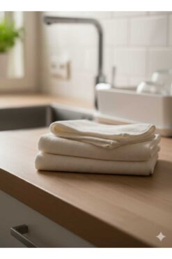 Saret Home 30x50 cm 6'lı Mutfak Havlusu Kurulama Bezi El havlusu