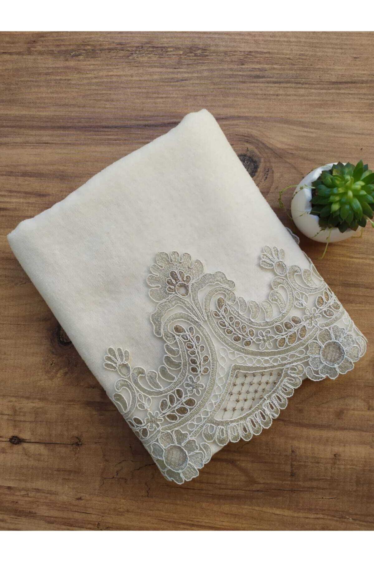 Çeyiz Bahçesi Çeyizlik Mirenda Kadife Havlu - Görsel 2