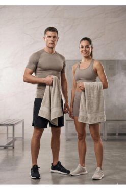 vanillasoft Vanilla 50 x 90 El Yüz Havlusu 100% Pamuk Yüksek Emicili Spor Fitness Kuaför/Berber Havlusu