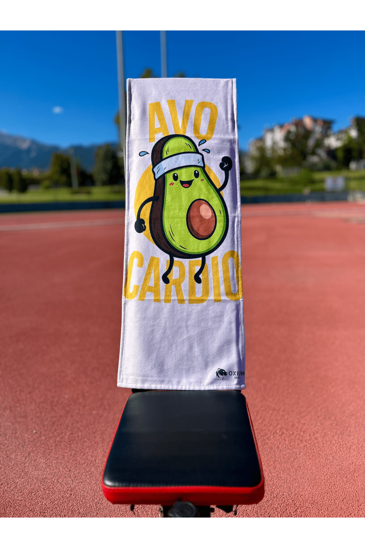 OXIUM BEAR Pamuklu Yeni Nesil Fitness Spor Havlusu - Dijital Baskılı - Hızlı Kuruyan Mikrofiber | AVOCARDİO