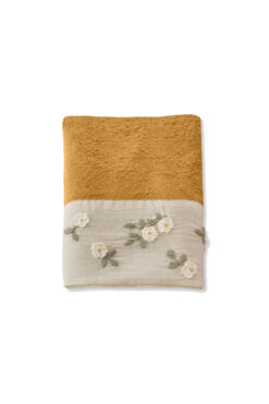 Altınbaşak Nova Bambu Nakışlı El Havlusu 50 x 90 Hardal