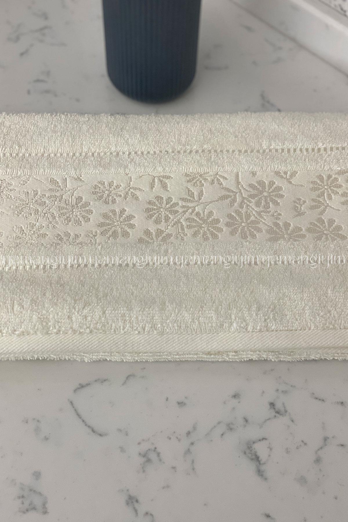 Özdilek Blossom El-Yüz Havlusu 4 Adet-Krem - Görsel 2