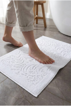 VAROL 2 Adet Gramajlı Jakaranda Ayak Havlusu Paspas