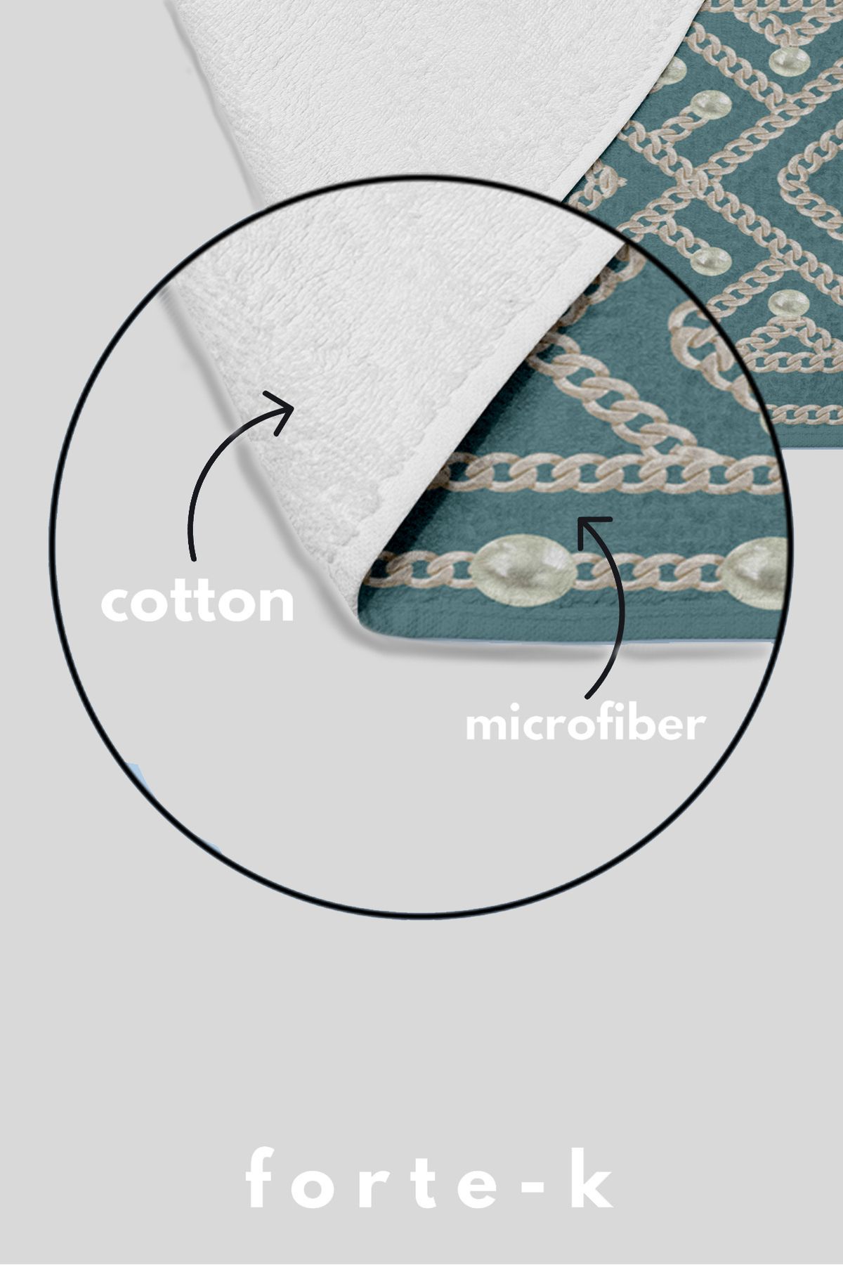 Genel Markalar Dijital Baskılı Sporcu Havlusu Fitness Towel - 50x100 cm - Görsel 2