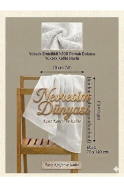 Nevresim Dünyası Prime Havlu 70x140 Beyaz