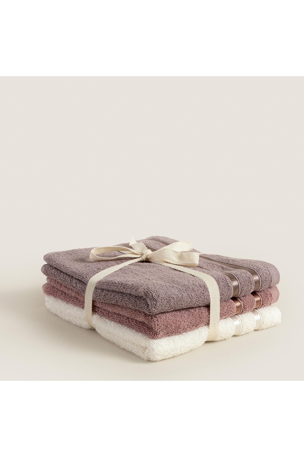 Chakra Chıc %100 Pamuk 3'lu Yüz Havlusu Seti 50x80 cm