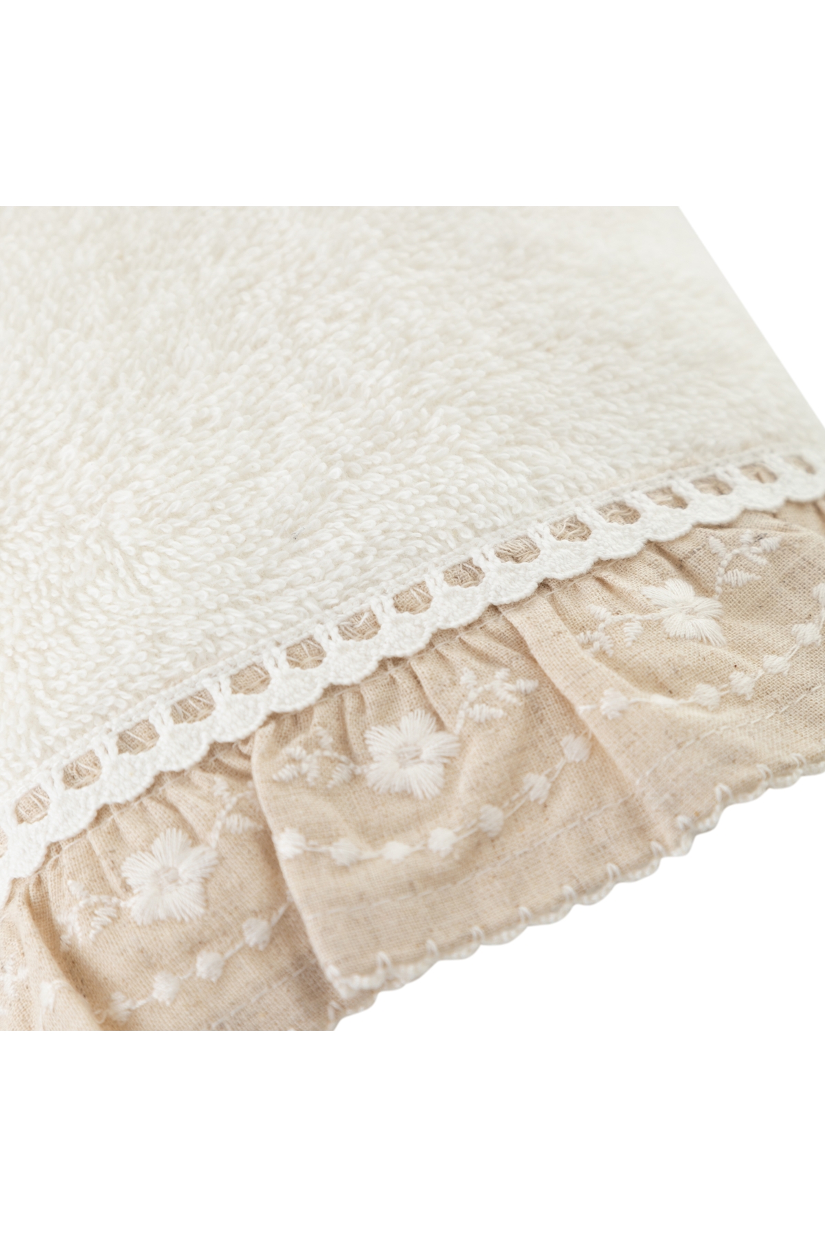 Mudo Concept LIOR KREM KOPANAKİ EL HAVLUSU 30X50 - Görsel 3