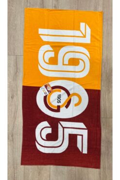 Taç Lisanslı Galatasaray 1905 Logo Plaj Havlusu