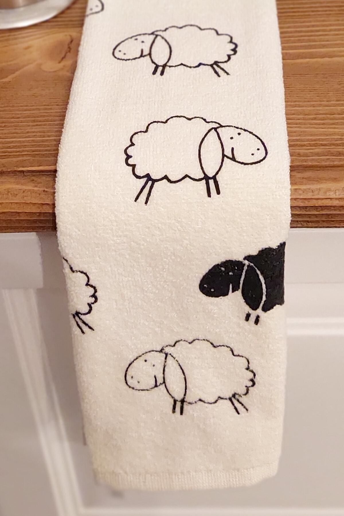 CNR Garden Baskılı Havlu | El Ve Yüz Havlusu | Mutfak Havlusu 30x50cm - Görsel 2