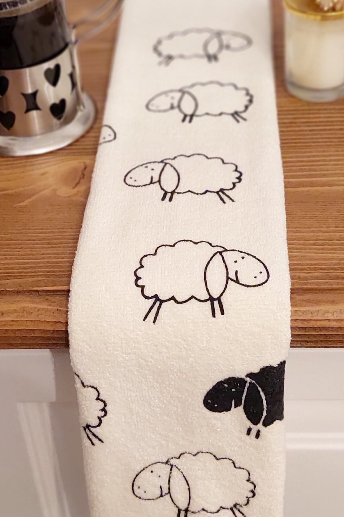 CNR Garden Baskılı Havlu | El Ve Yüz Havlusu | Mutfak Havlusu 30x50cm - Görsel 3