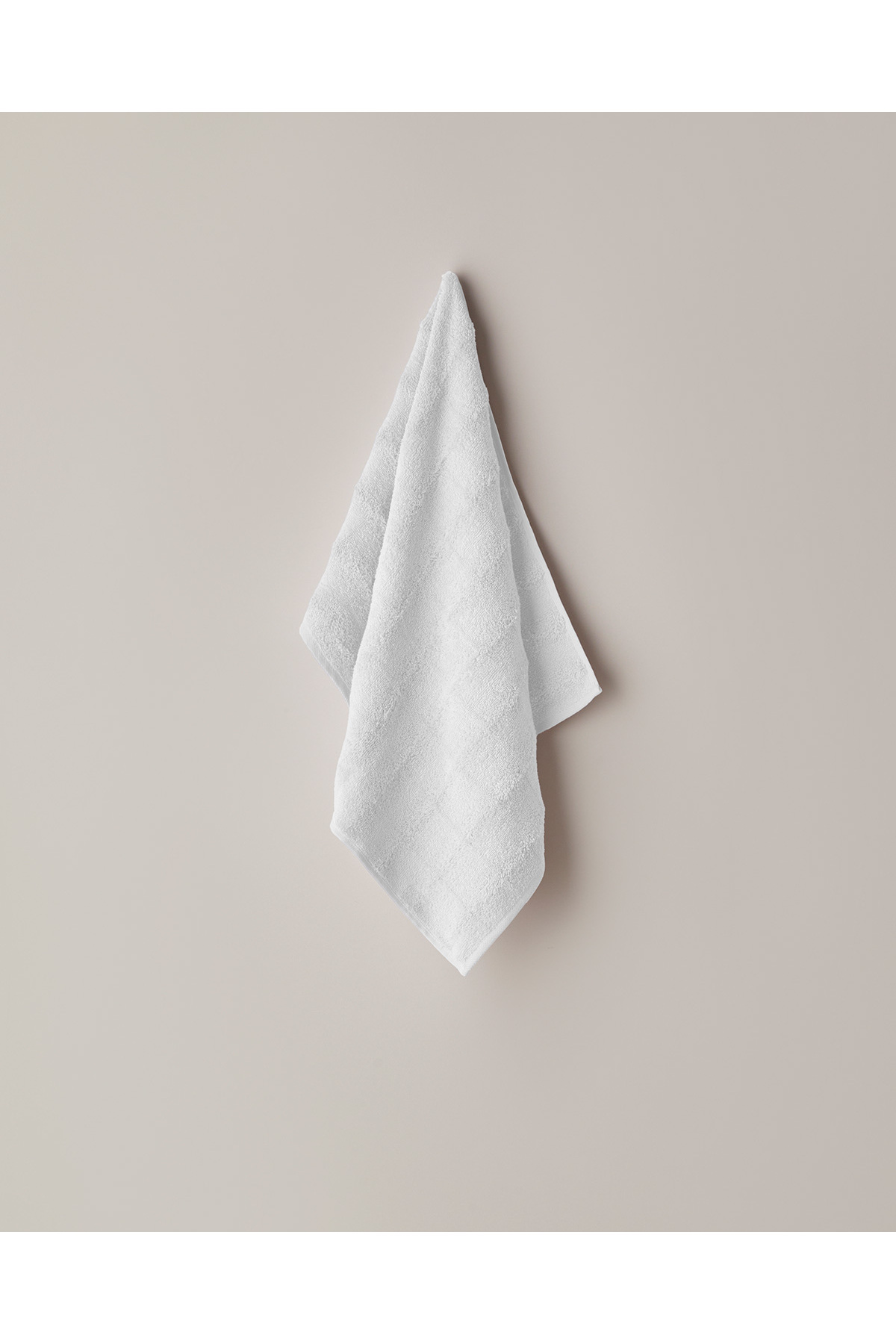 English Home Bubble Pamuk Yüz Havlusu 50x80 cm Ekru