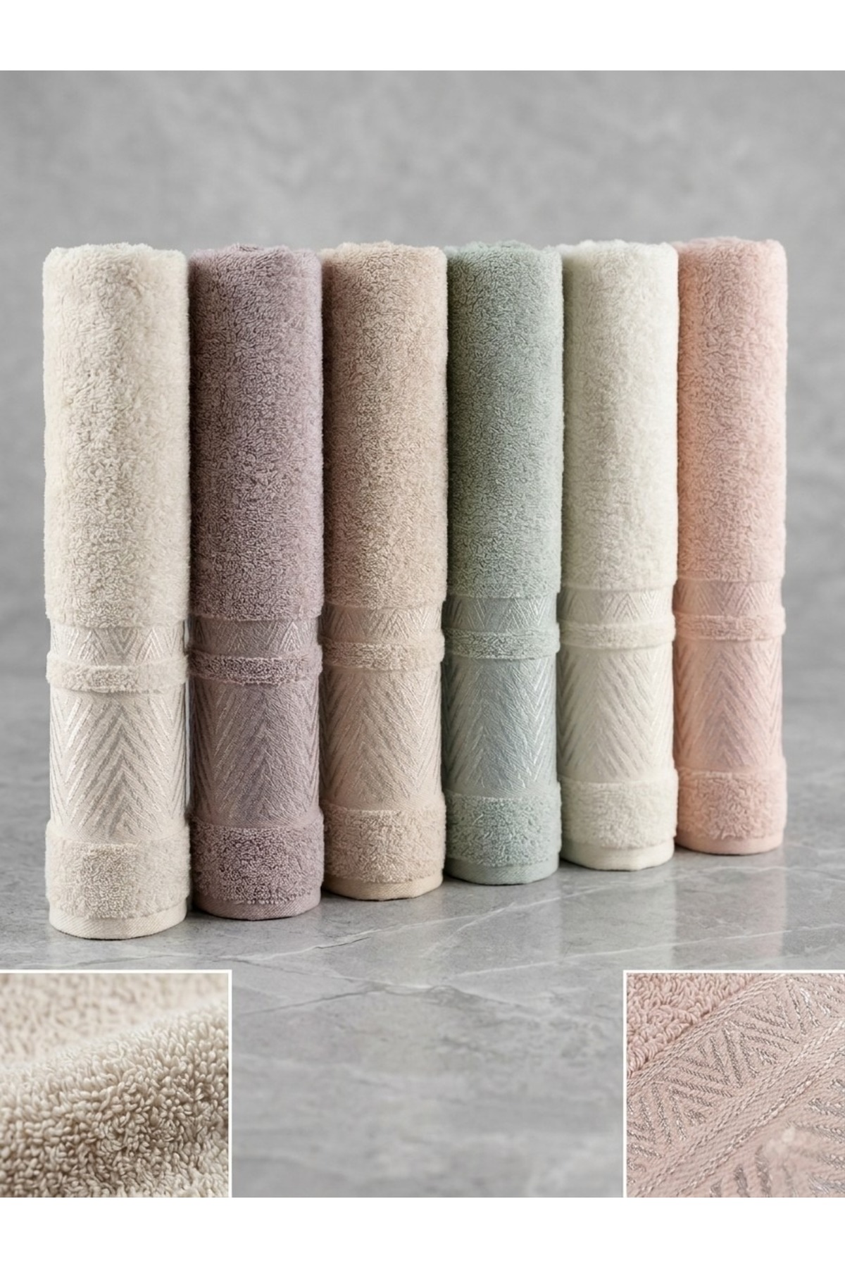 Durul Aydoğan El Havlusu 50*90 6'lı Paket - Görsel 2