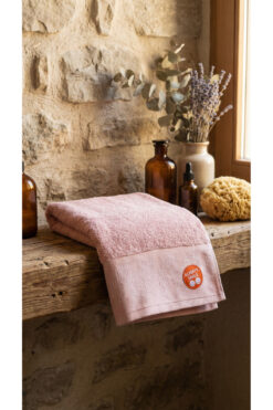 NIATEKS HOUSE Banyo Havlusu Haki 2'li Set 70X140 cm. 50X90 cm.