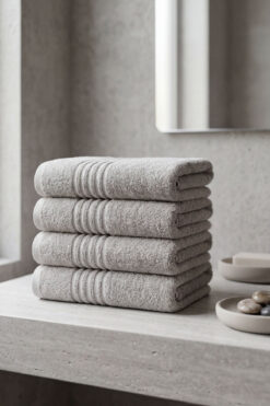 VAROL 4 Adet Kronos Serisi Otel El Yüz Havlusu 50x90 300gr