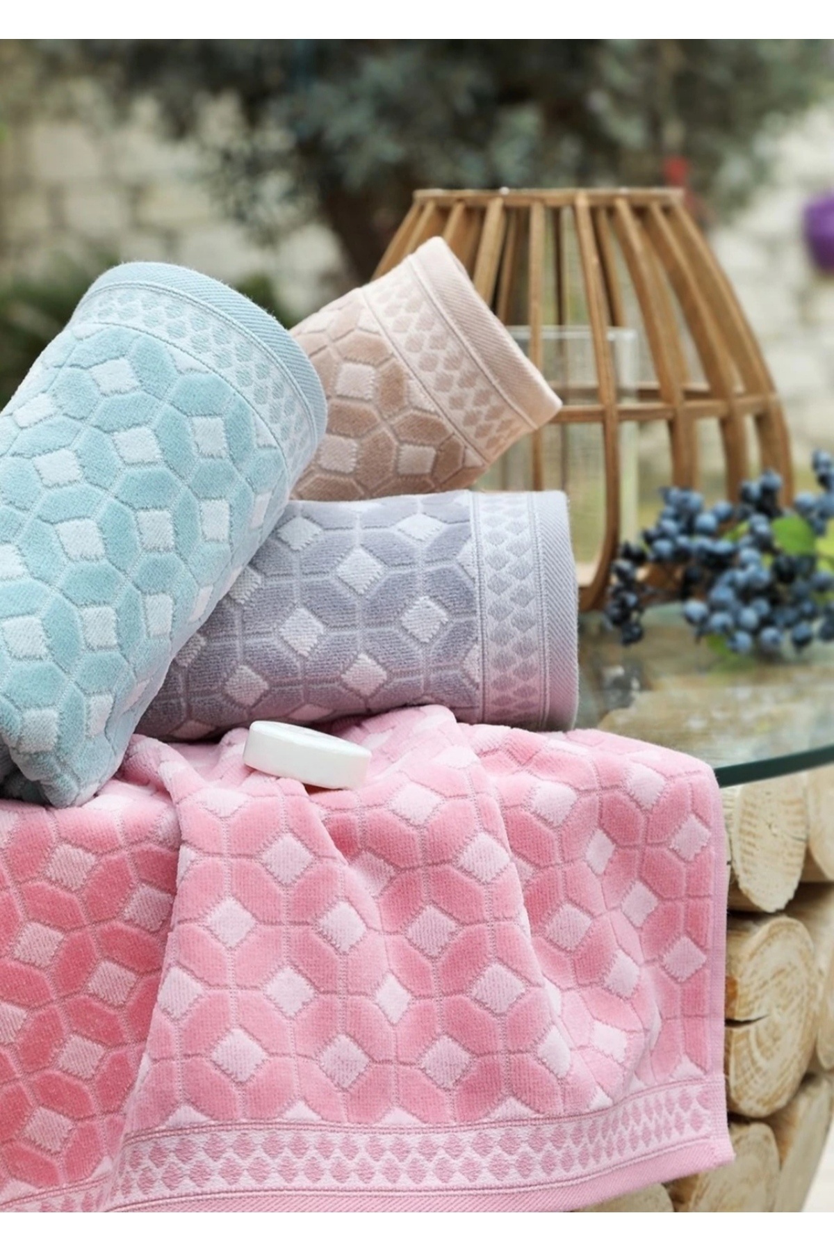 Özdilek Decora 4' lü El Yüz Havlusu Seti ( 50x90cm )