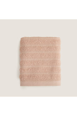 Chakra Waved %100 Pamuk El Havlusu 30x40 cm KOYU SOMON