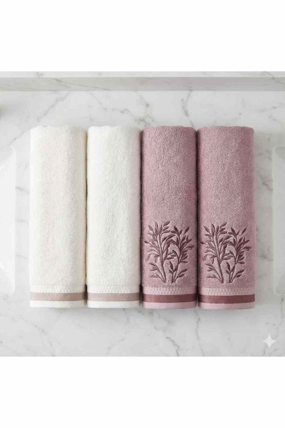 Özdilek NEV BORDADO KREM-PUDRA BEST SET (HAMAM TAKIMI)