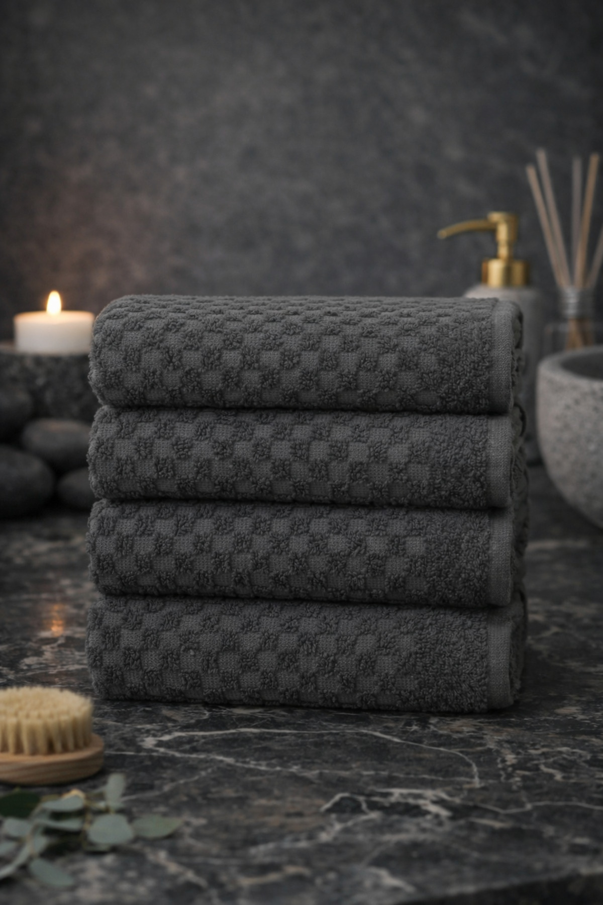 Genel Markalar %100 Pamuk 4’lü 50x90cm El&Yüz Havlu Seti