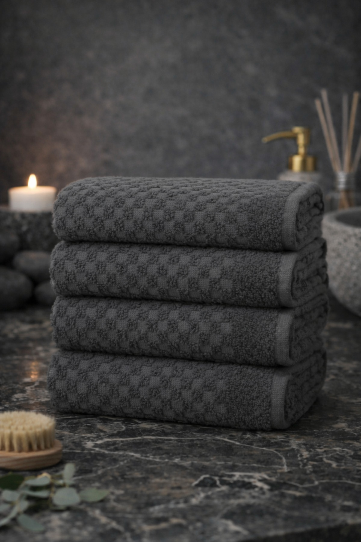 Genel Markalar %100 Pamuk 4’lü 50x90cm El&Yüz Havlu Seti - Görsel 2