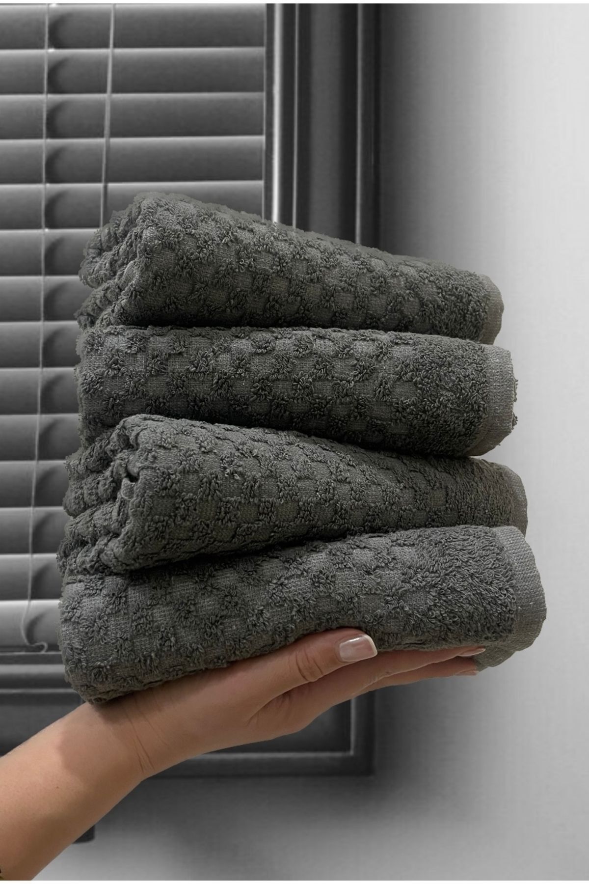 Genel Markalar %100 Pamuk 4’lü 50x90cm El&Yüz Havlu Seti - Görsel 3