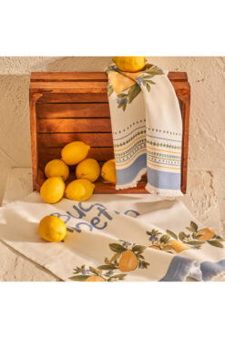 Bella Maison Lemoncello Pamuklu 2 'li Kurulama Bezi Sarı (40x50 cm)