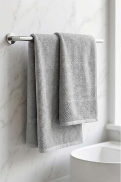 United Colors of Benetton Be-0829-Gy %100 Pamuk Gri 70X140 Cm Banyo Havlusu