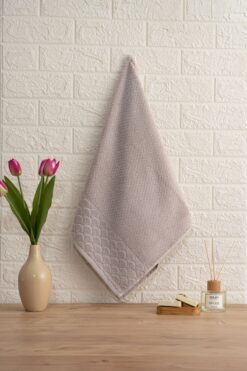 Soley | Alana | Extra Yumuşak Pamuk Pirinç Örgü El / Yüz Havlusu