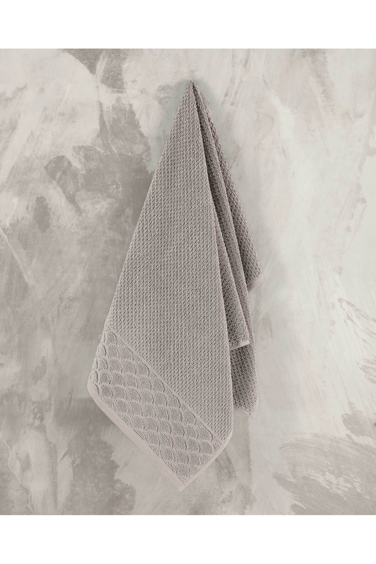 Soley | Alana | Extra Yumuşak Pamuk Pirinç Örgü El / Yüz Havlusu - Görsel 3