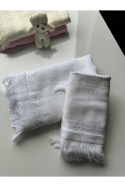 TUTUYA TEXTIL Etamin İşlemelik Analı Kızlı Fiesta Soft Havlu