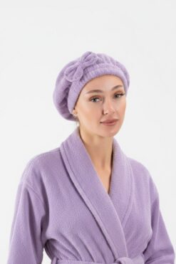 Ender Home CottonVerse Saç Kurulama Bonesi – %100 Pamuk , Fiyonklu