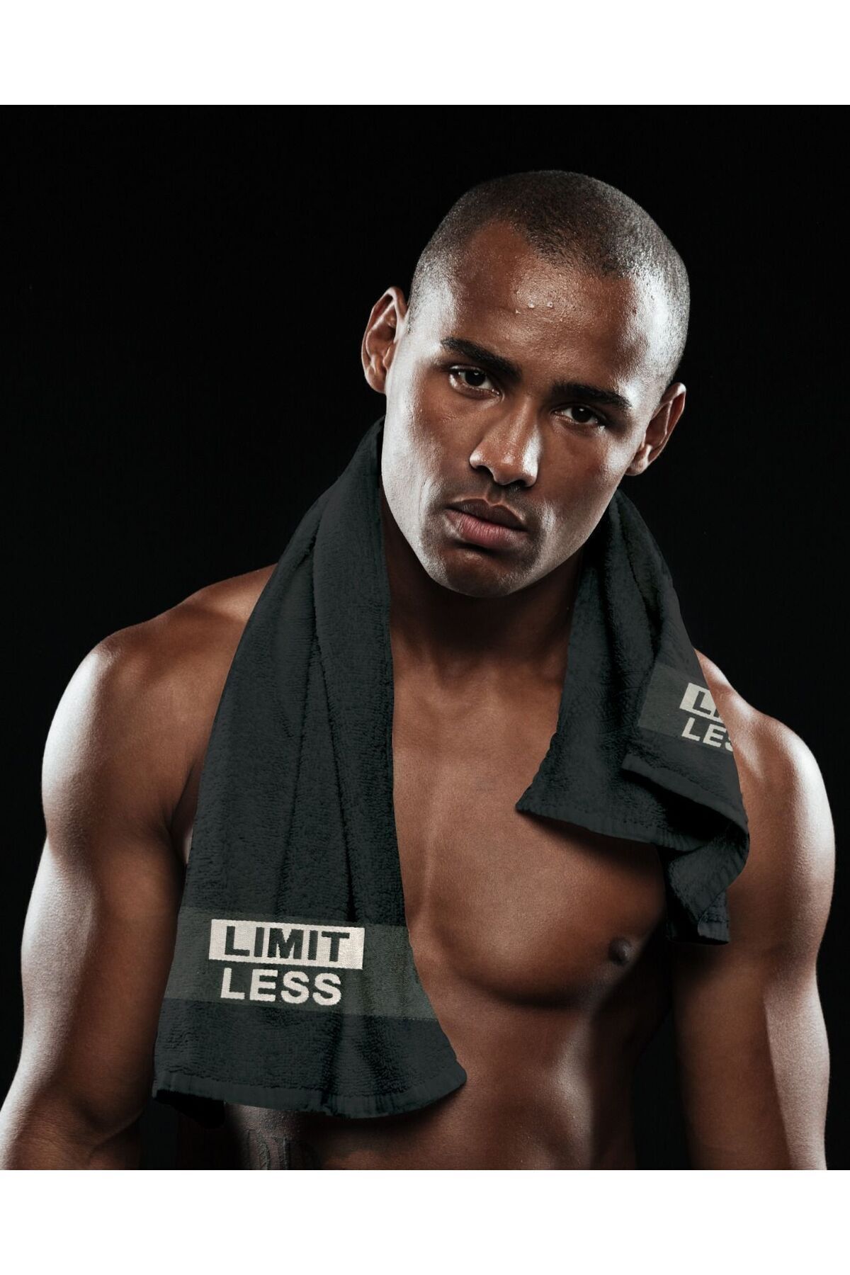 Miami Beach Spor Havlusu %100 Pamuklu (30x100cm) Gym Fitness Havlusu Golf Boks Tenis Havlusu