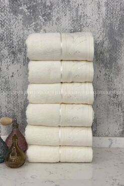 Özdilek Ditsy El-Yüz Havlusu 6 Adet-Krem