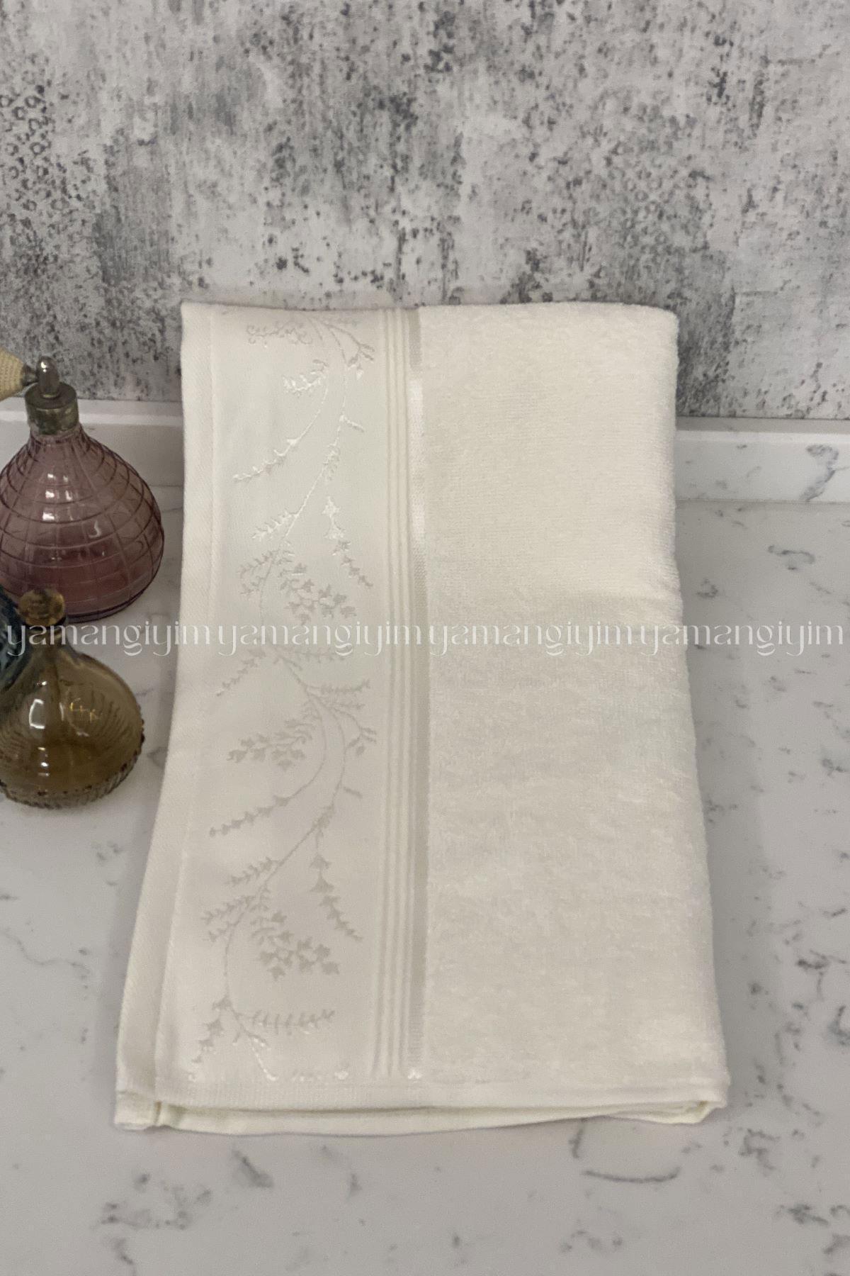 Özdilek Ditsy El-Yüz Havlusu 6 Adet-Krem - Görsel 3