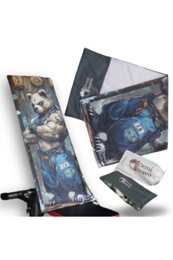 DEMİ BRAVO Özel Tasarım Cepli Pamuk Spor Havlusu - Akiro